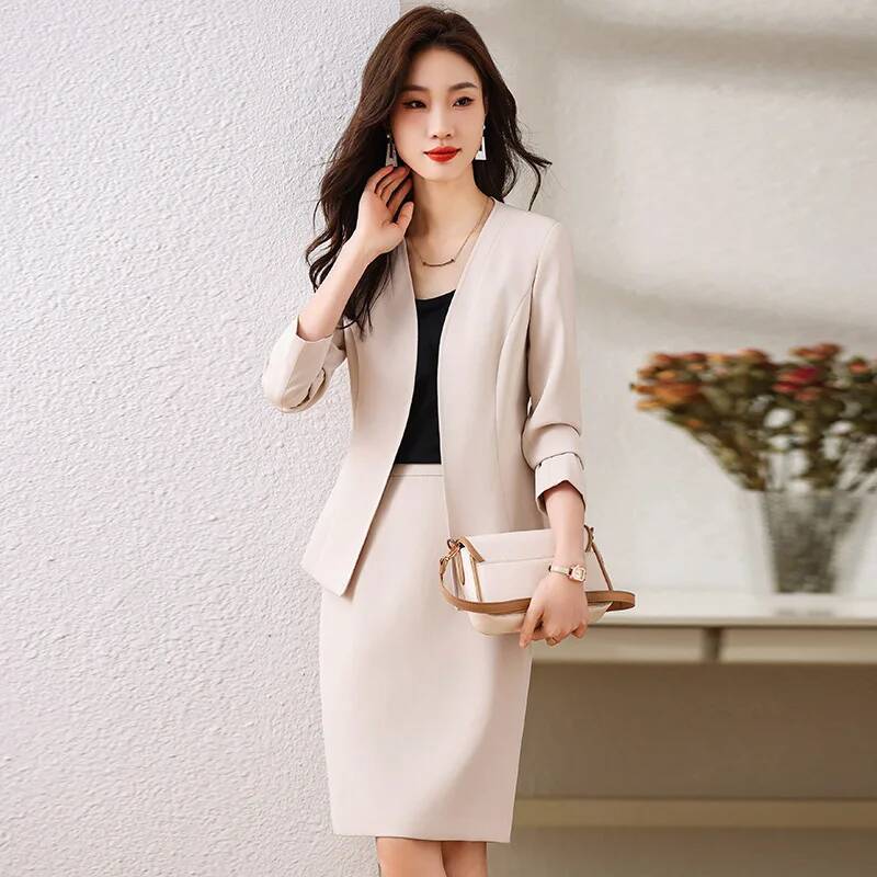 Women'S Office Formal Wear For Ladies - Eleganckie damskie garnitury biznesowe ze spódnicą