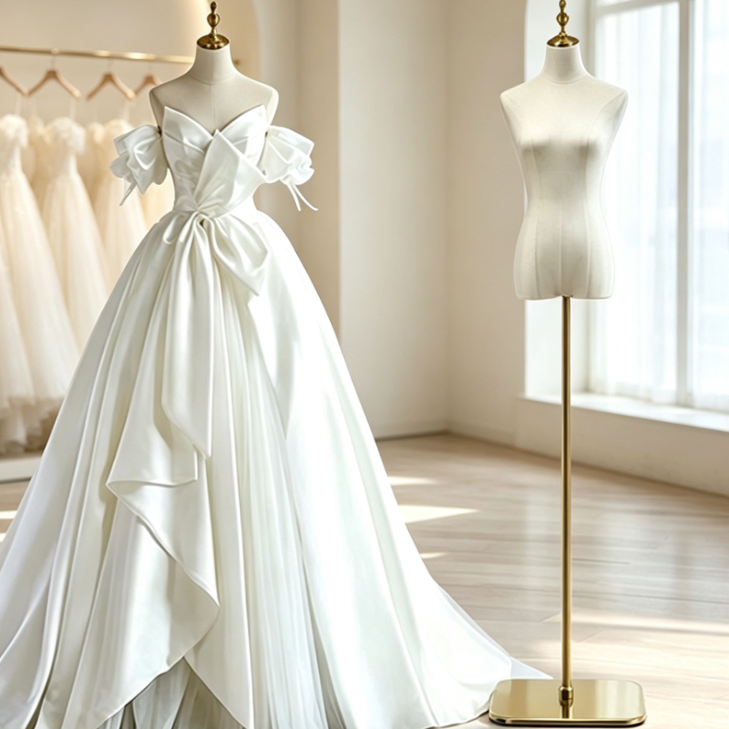 Women Formal Wear Shop - Stojak na manekin damski do wystawiania