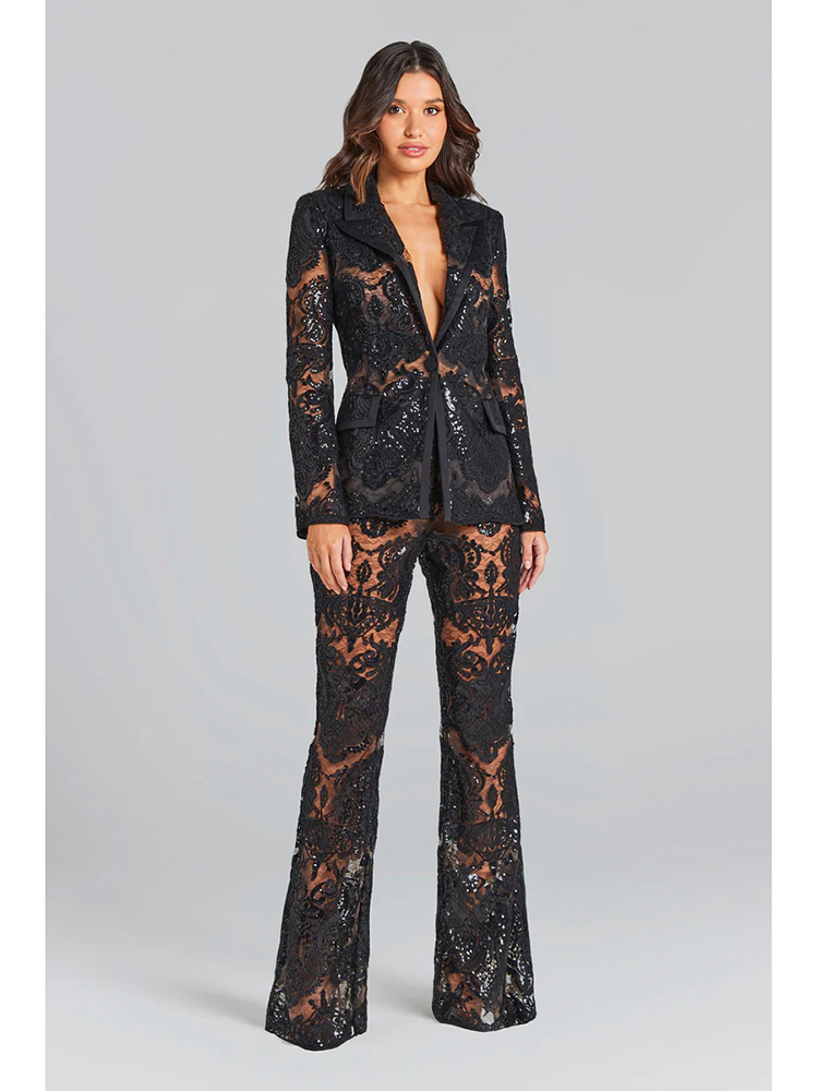 Women Formal Wear Set - Najnowszy zestaw odzieży z wybiegu projektantów