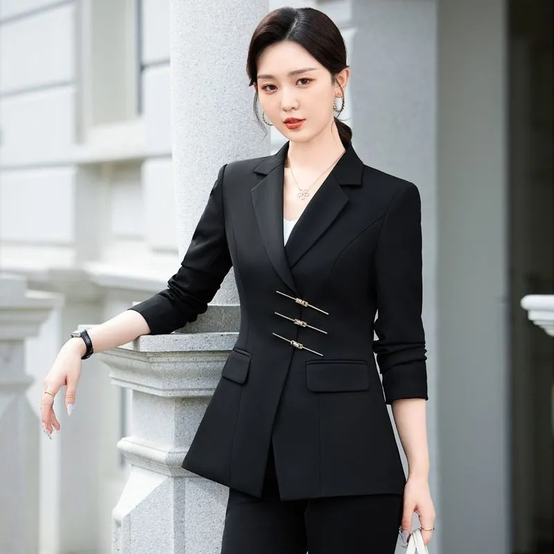 2025 Fashion White Red Black B – Women Formal Wear With Black Blazer recenzja i cena