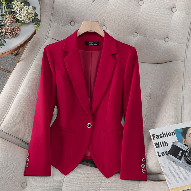 Nowa Modna Damska Elegancka Ma – Women Formal Wear With Black Blazer recenzja i cena