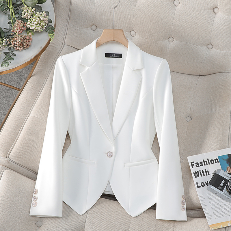 Nowa Modna Damska Elegancka Ma – Women Formal Wear With Black Blazer recenzja i cena
