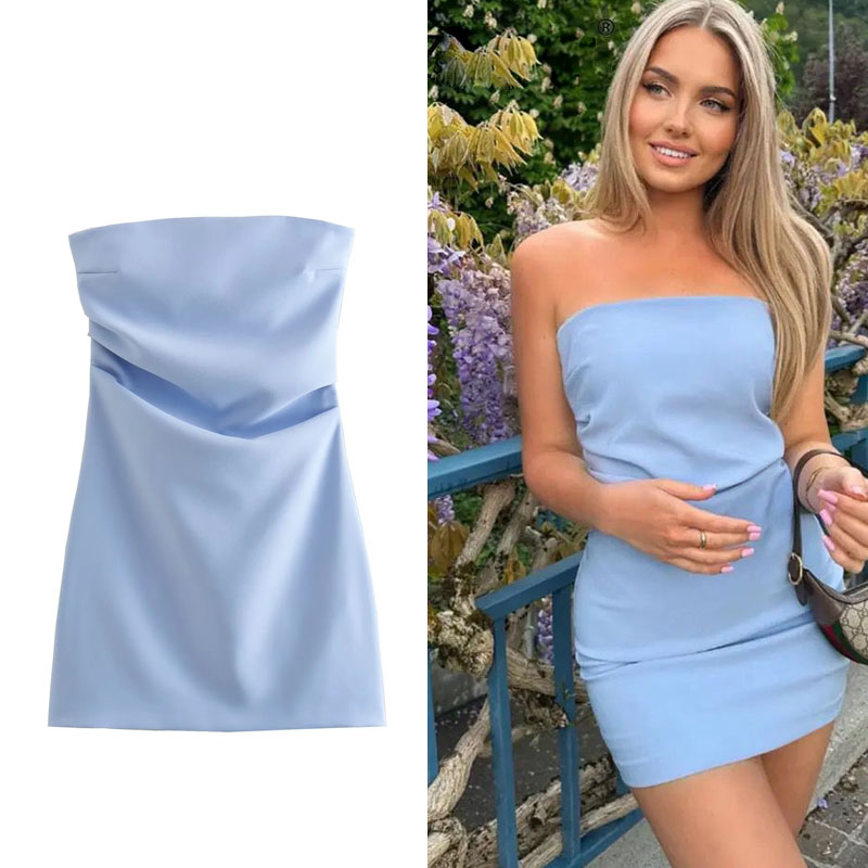 TRAF Sukienka damska Off Shoul – Women Formal Wear Zara recenzja i cena