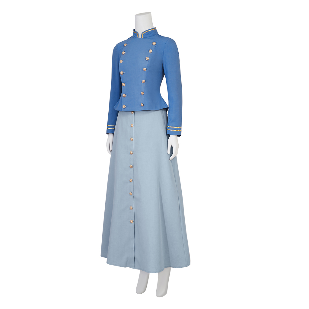 Kostium Cosplay Enola Holmes 2 – Vintage Women'S Formal Wear recenzja i cena