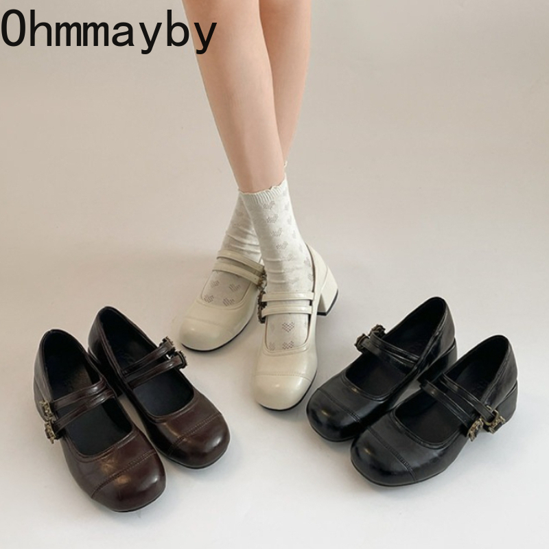 Damskie buty Mary Jane na grub – Vintage Women'S Formal Wear recenzja i cena