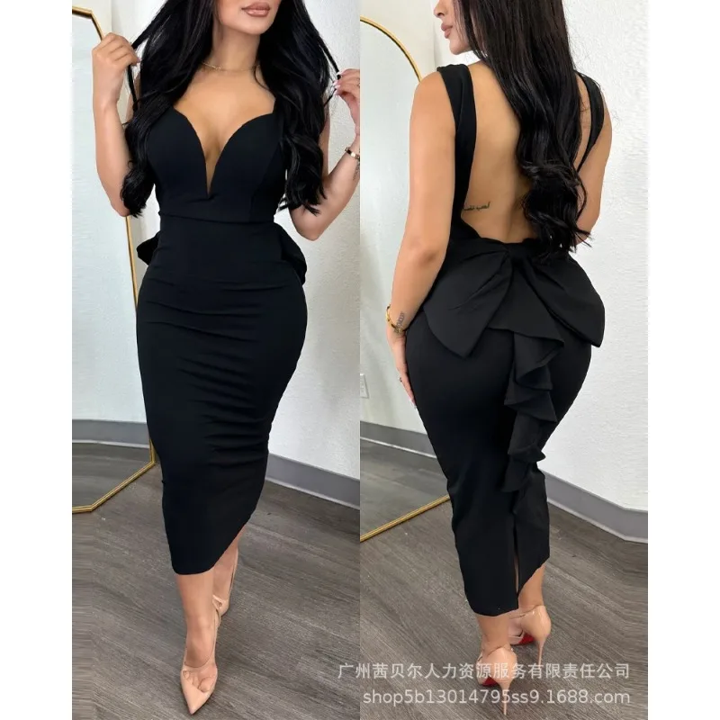 Nowa damska sukienka bez plecó – Women Formal Wear Zara recenzja i cena