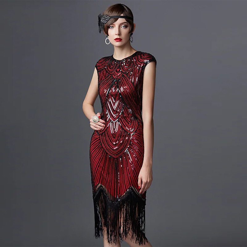 Sukienka w stylu lat 20. Gatsb – Vintage Women'S Formal Wear recenzja i cena
