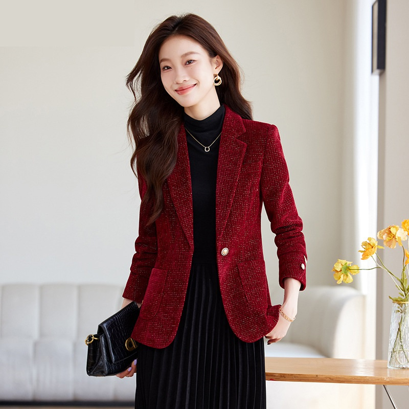 Damska marynarka, płaszcz, cza – Women Formal Wear With Black Blazer recenzja i cena