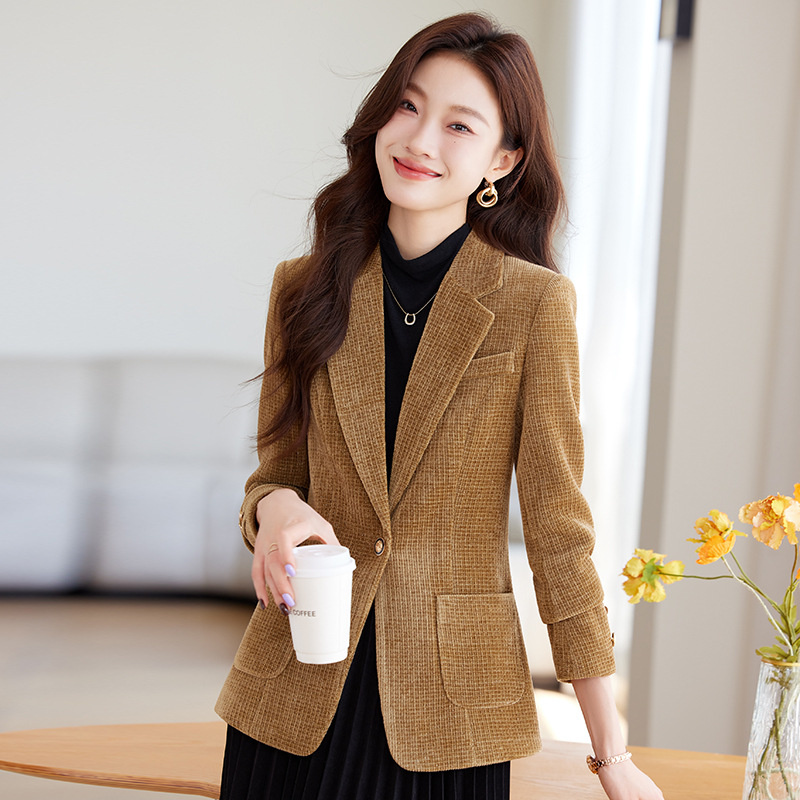 Damska marynarka, płaszcz, cza – Women Formal Wear With Black Blazer recenzja i cena