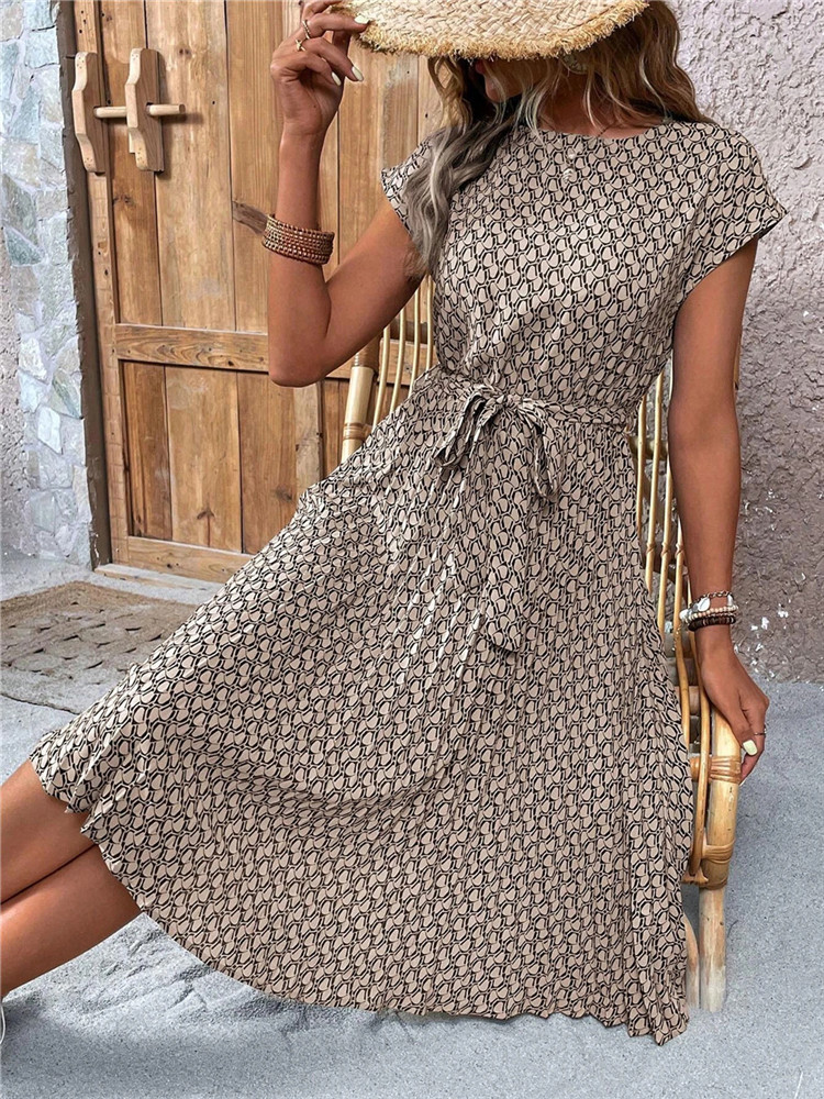Msfilia Summer Print Pleated A – Women Formal Wear Zara recenzja i cena