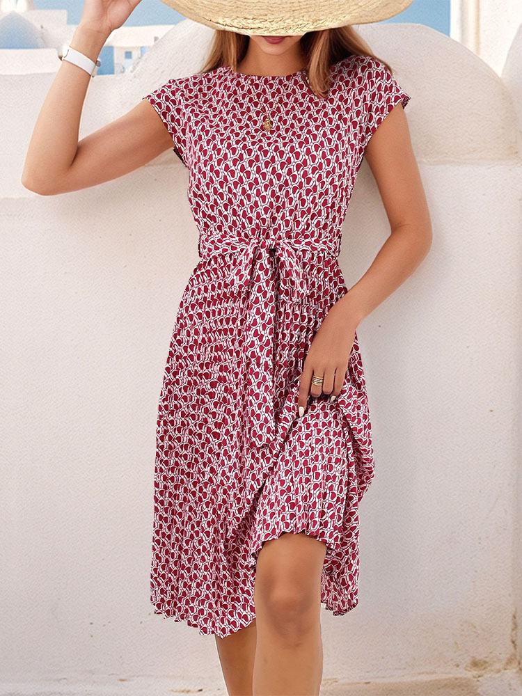 Msfilia Summer Print Pleated A – Women Formal Wear Zara recenzja i cena