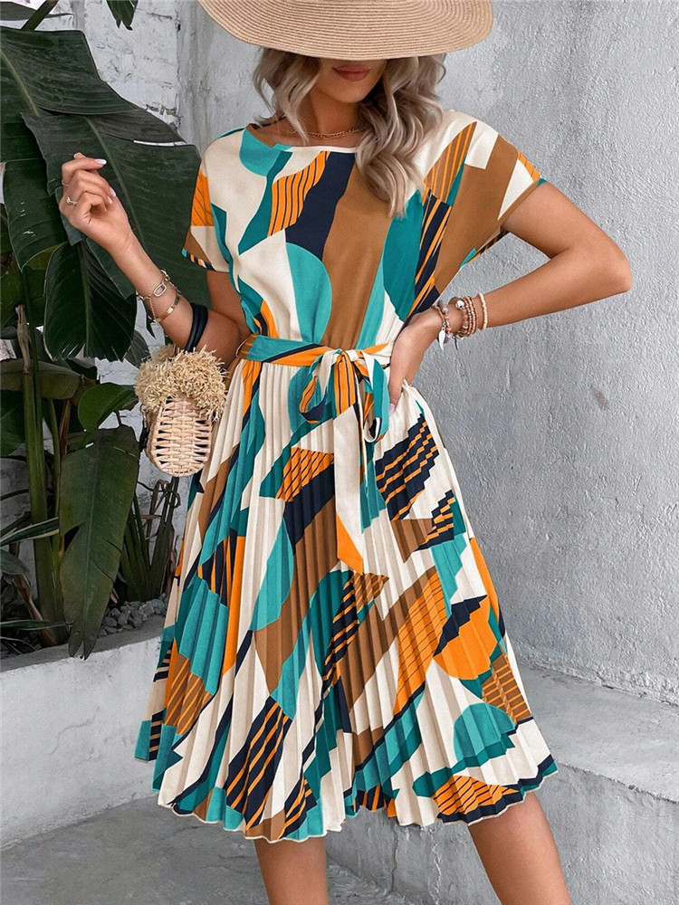 Msfilia Summer Print Pleated A – Women Formal Wear Zara recenzja i cena