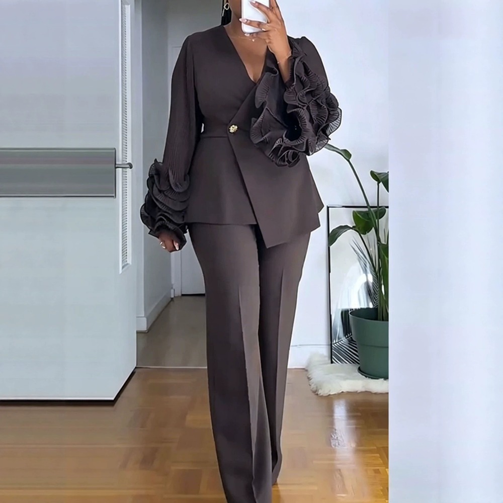 Damski dwuczęściowy garnitur z – Women Formal Wear Set recenzja i cena