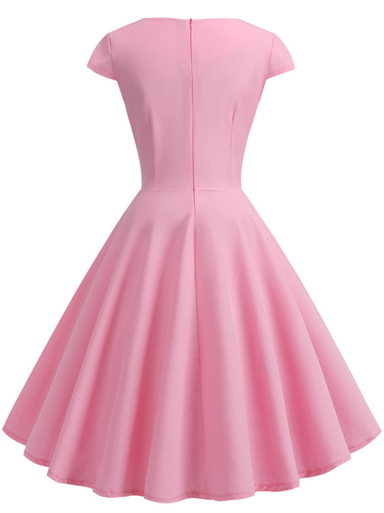 Różowa letnia sukienka damska  – Women Formal Wear Zara recenzja i cena