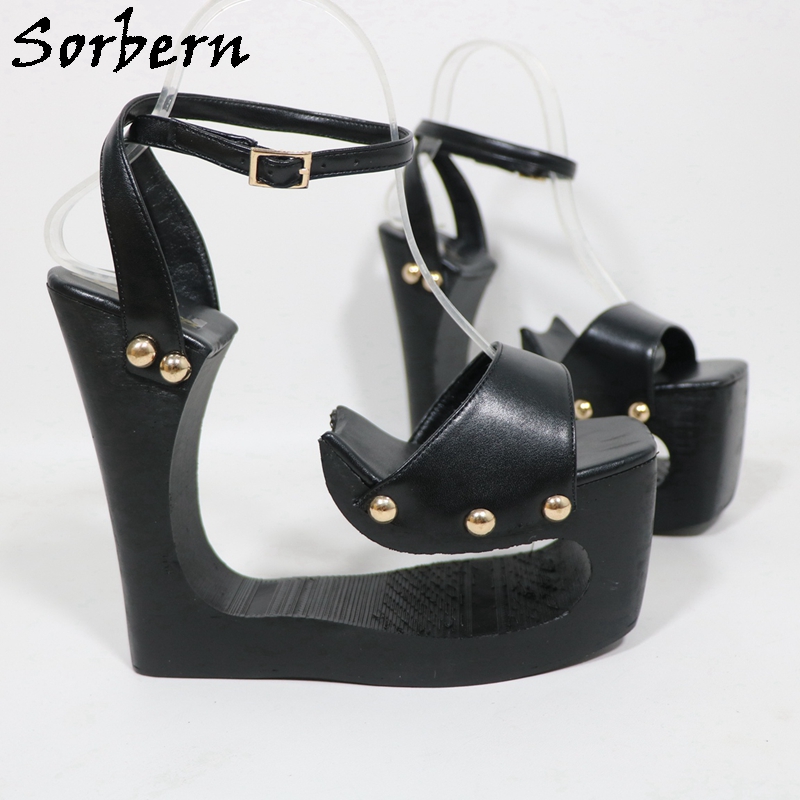 Sorbern Czarne ażurowe sandały – Women'S Work Fashion recenzja i cena